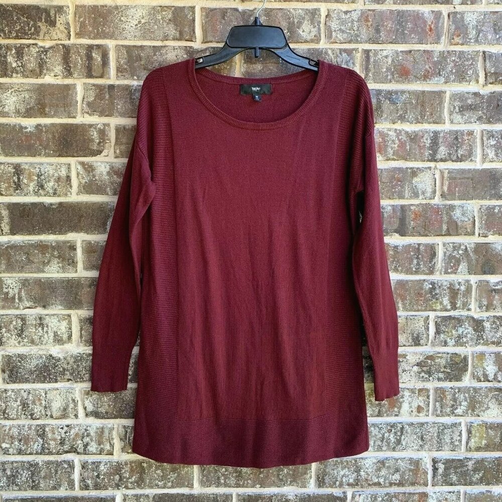 Mossimo Women's Scoop Neck Long Sleeves Sweater Size M